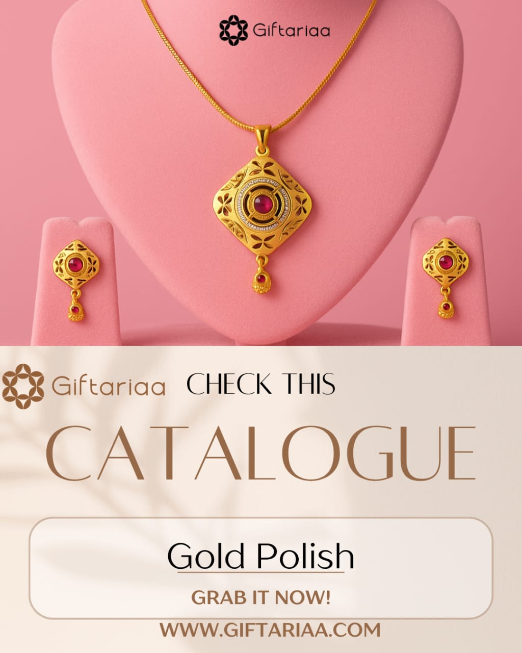 Gold Plated Pendant Sets