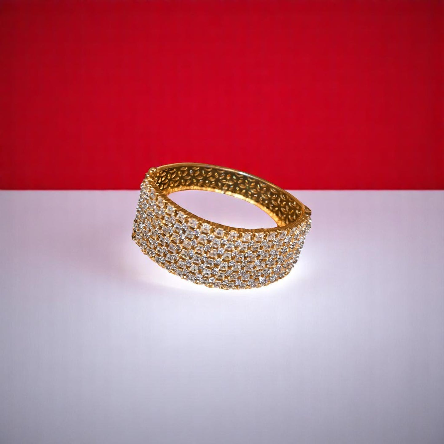 Zirconia Gold Polish Bracelet