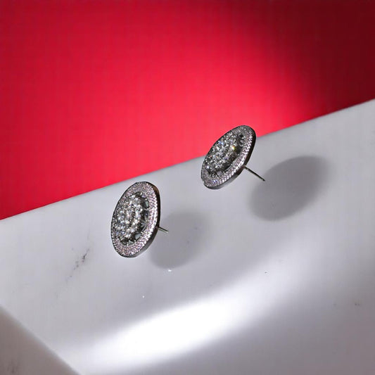 Big Circle Zircon Studs