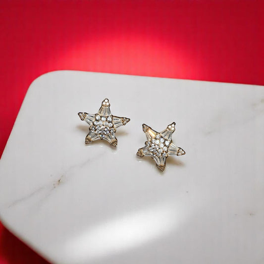 Zircon Star Studs