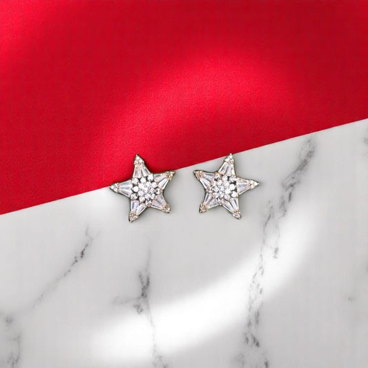 Zircon Star Studs