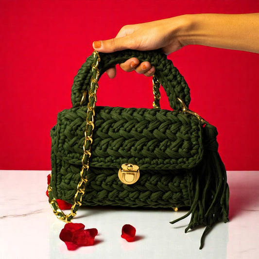 Mehndi Green Sling Handbag