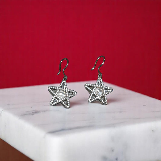 Zircon Star Danglers