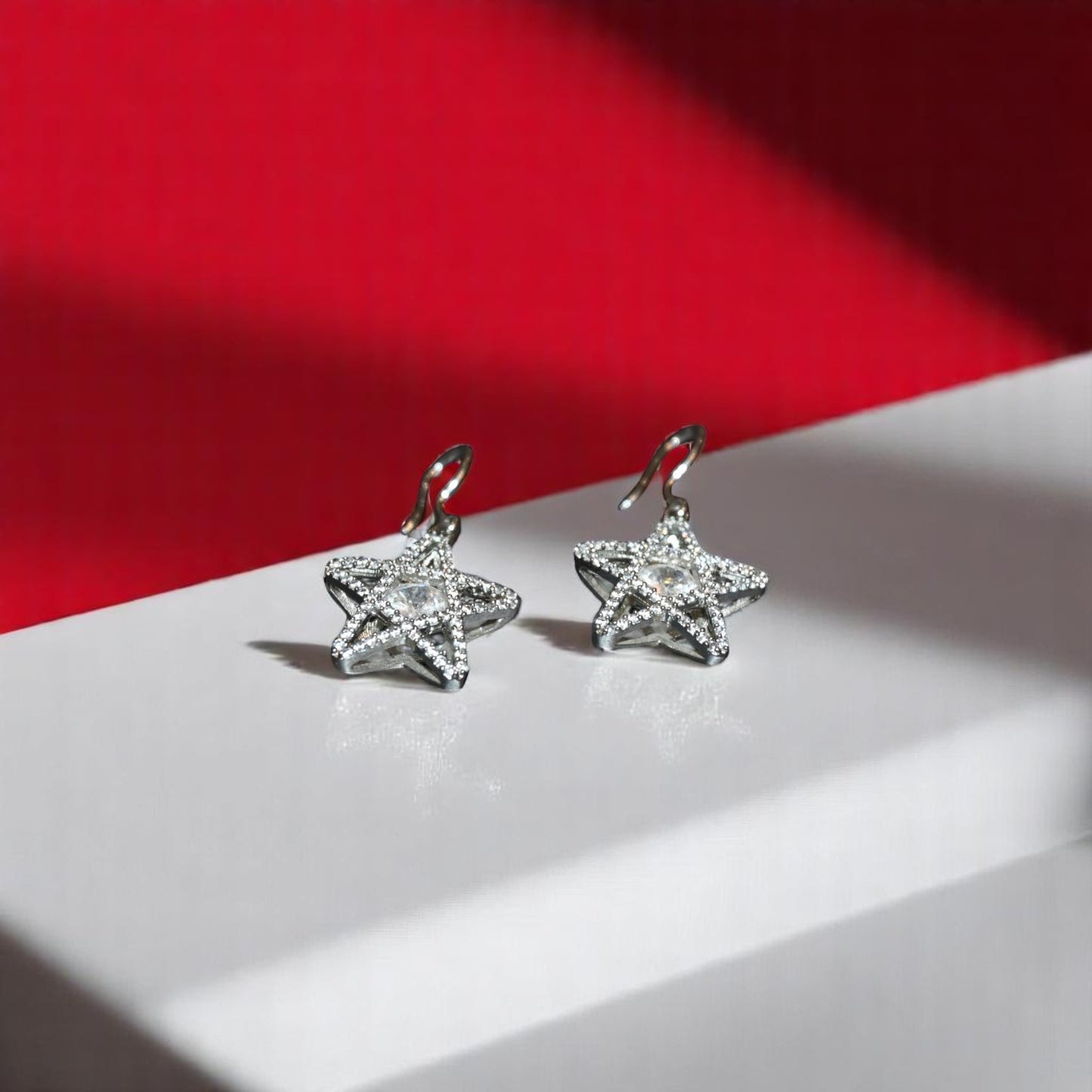 Zircon Star Danglers