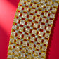 Zirconia Gold Polish Bracelet