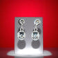 Zircon white Gemstone Earrings
