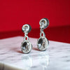 Zircon white Gemstone Earrings
