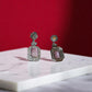 Zircon Baby Pink Long Earrings