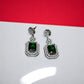 Zircon Green Gemstone Earrings