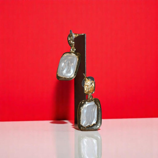 Synthetic Pearl Earrings