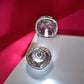 Pink Gemstone Zircon Studs