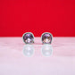 Pink Gemstone Zircon Studs