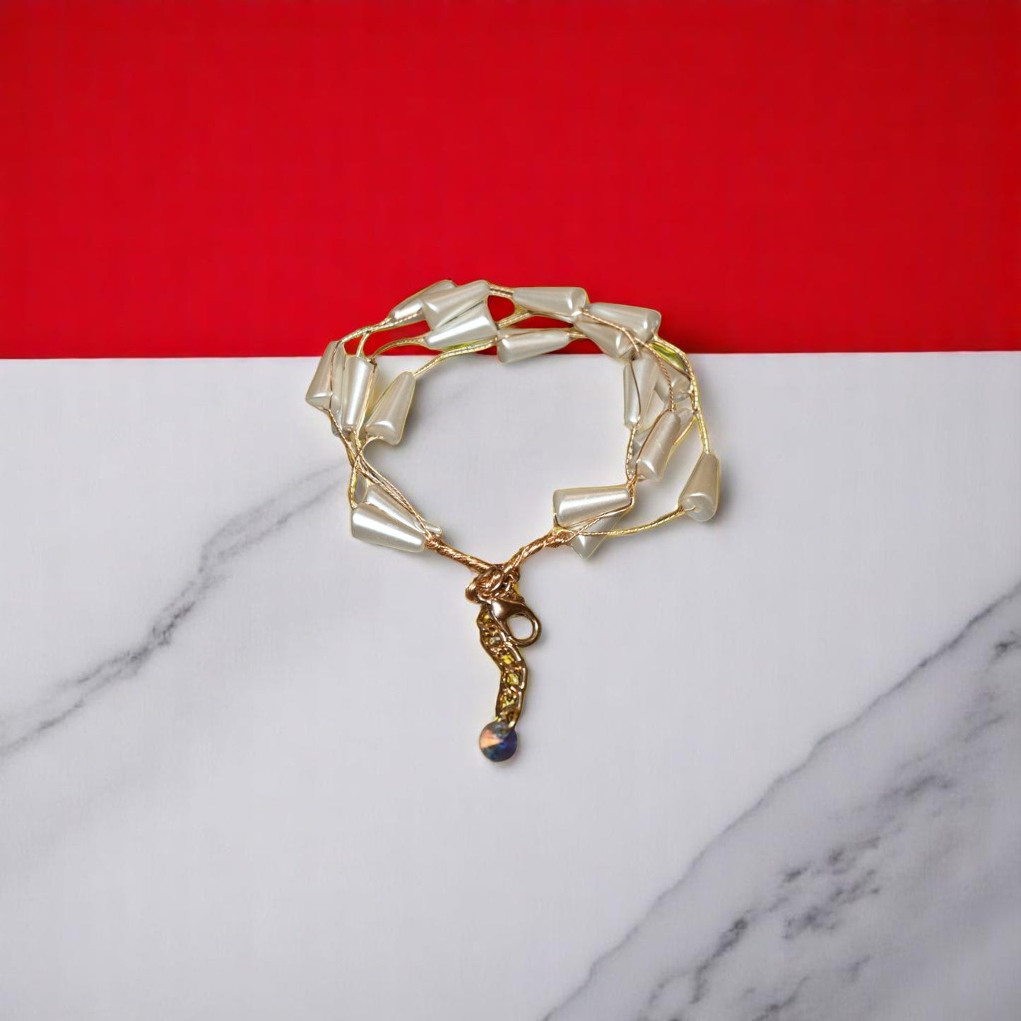Multi Layer Pearl Bracelet 002