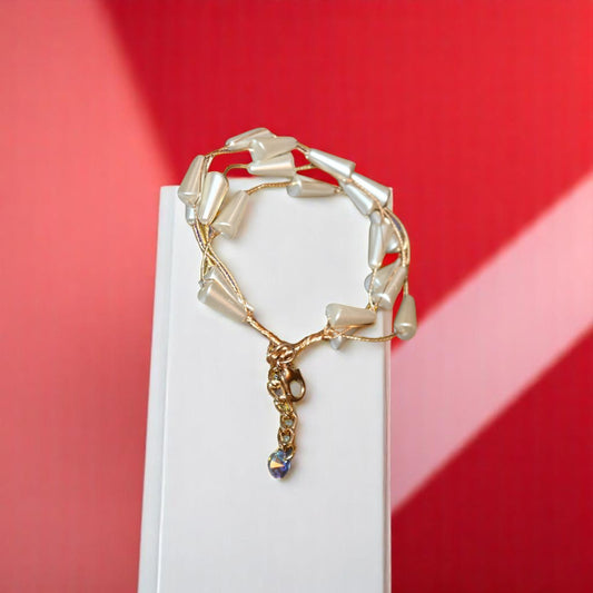 Multi Layer Pearl Bracelet 002