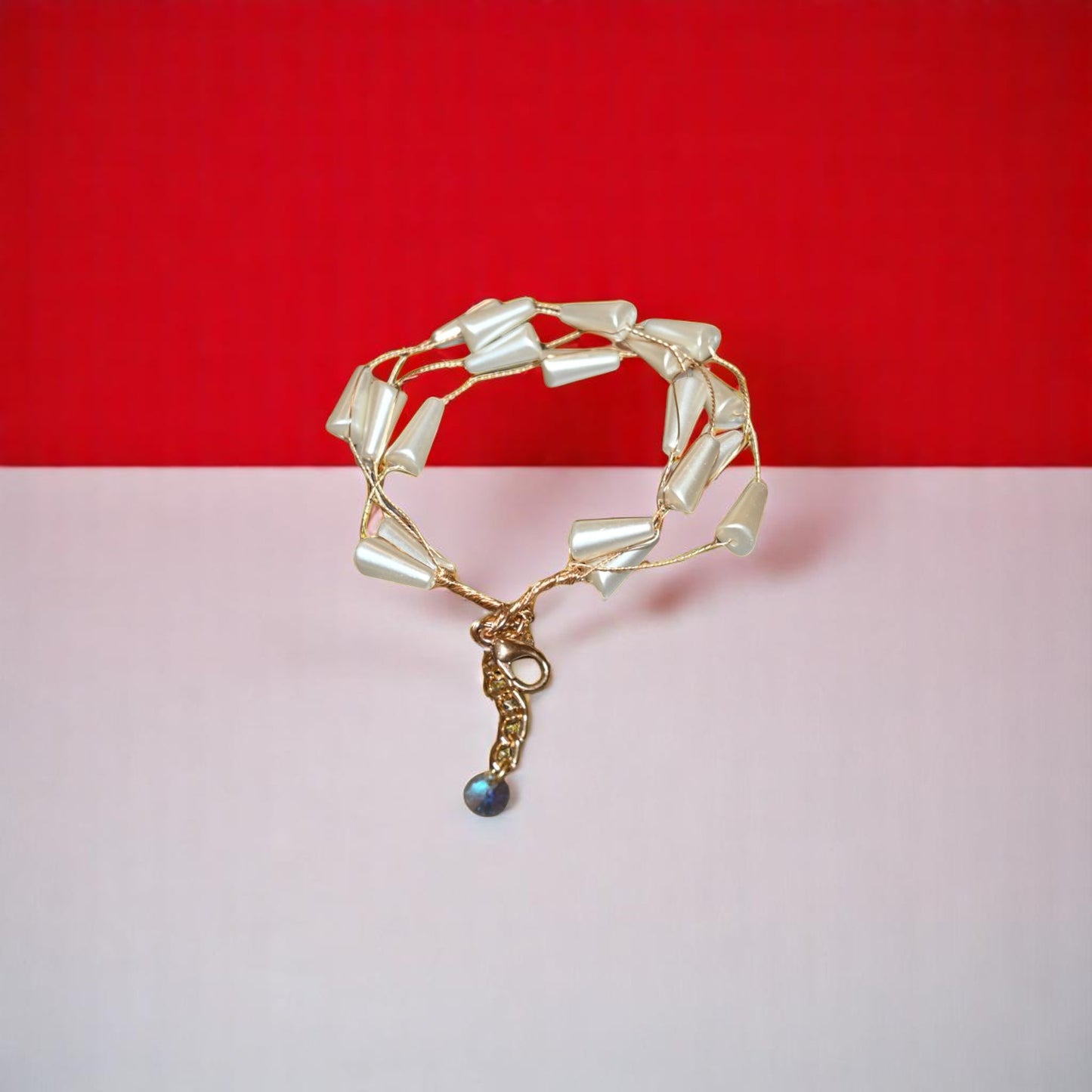 Multi Layer Pearl Bracelet 002
