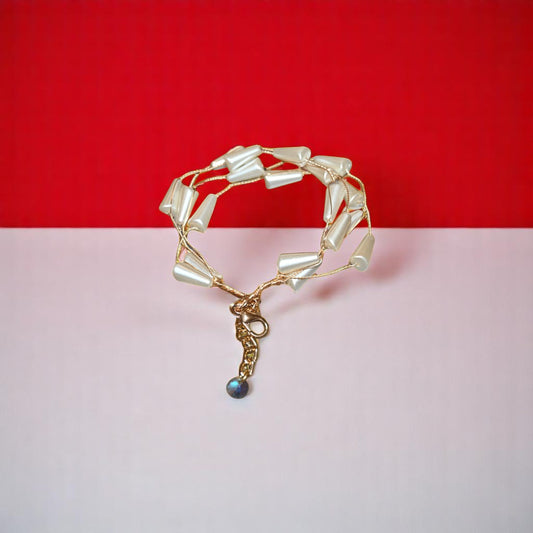 Multi Layer Pearl Bracelet 002