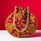 Zari Mehroon Potli Bag