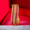 Zirconia Gold Polish Rubia Bracelet