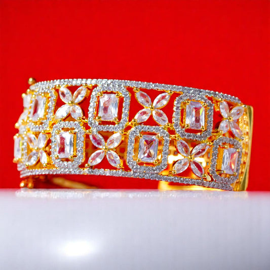 Zirconia Gold Swarovski Bracelet