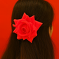 Rose Velvet Hair Clip