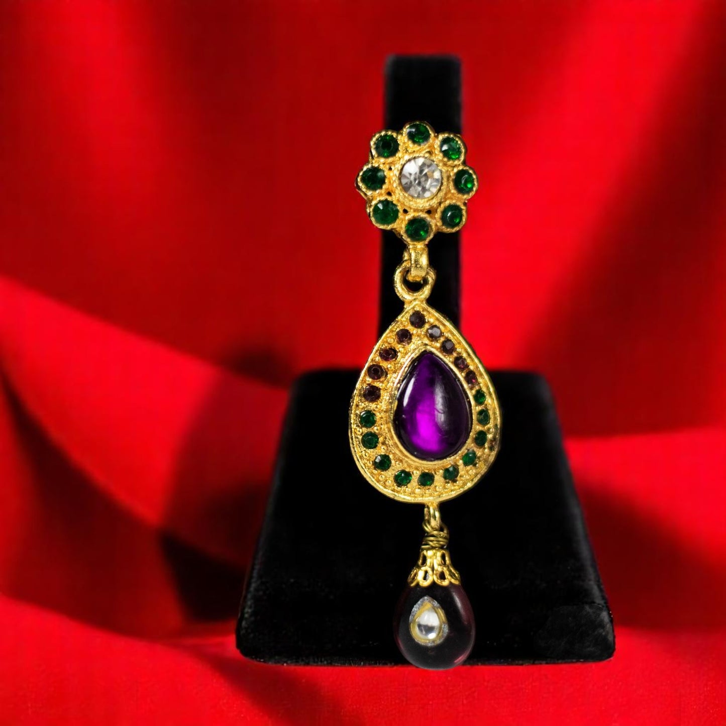 Meenakari Kundan Necklace Set