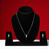 92.5 Silver Blue Gemstone Zircon Pendant Set