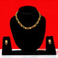 Gold Polish Heart Necklace Set 002
