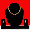 Gold Polish Heart Necklace Set 002