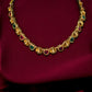 Gold Polish Heart Necklace Set 002