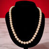 Peach Synthetic Pearl Single Strand Mala