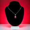 Swarovski Pink Crystal Pendant – Elegant Sparkle and Timeless Charm