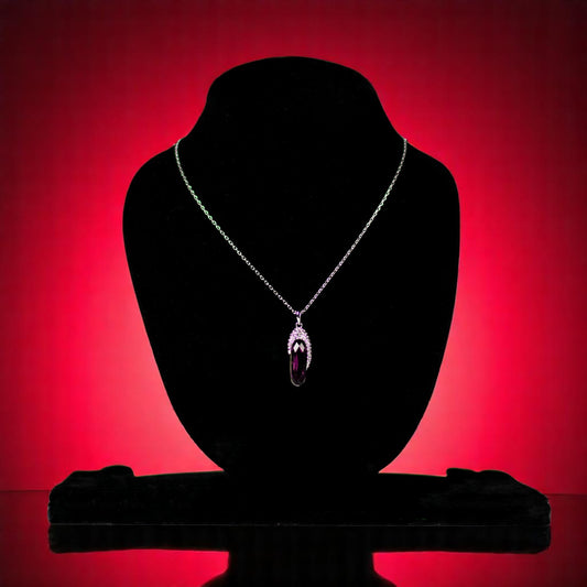 Swarovski Orchid Crystal Pendant