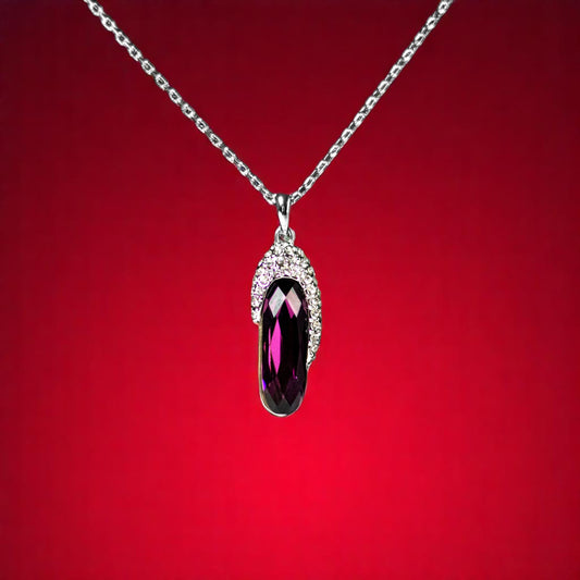Swarovski Orchid Crystal Pendant