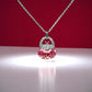 Swarovski Pink Crystal Bag Pendant - Imitation Jewellery