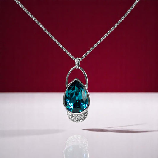 Swarovski Cobalt Crystal Pendant
