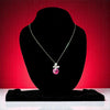 Swarovski Crystal Pink Pendant Necklace – Shine in Style - Imitation Jewellery