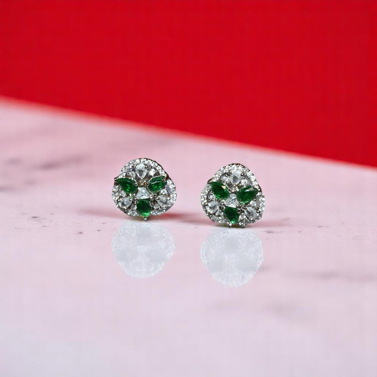 Zircon Green Studs