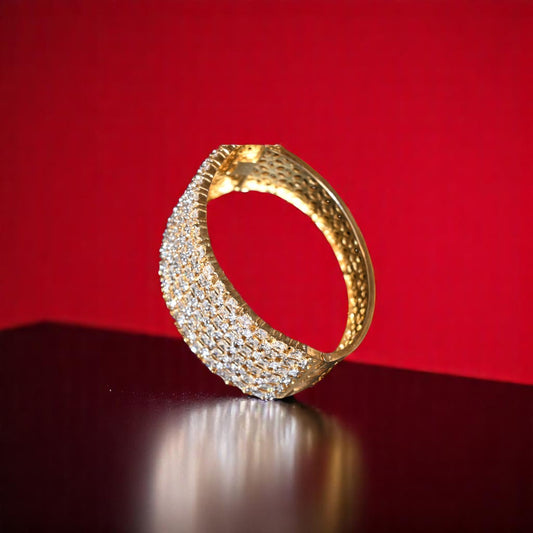 Zirconia Gold Polish Bracelet