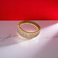 Zirconia Gold Polish Bracelet