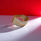 Zirconia Gold Polish Bracelet