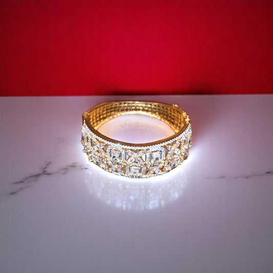 Zirconia Gold Swarovski Bracelet