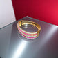 Zirconia Gold Polish Rubia Bracelet