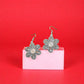 Oxidised Flower Danglers