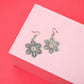 Oxidised Flower Danglers