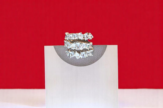 Swarovski Triple Challa Ring for Her - Him