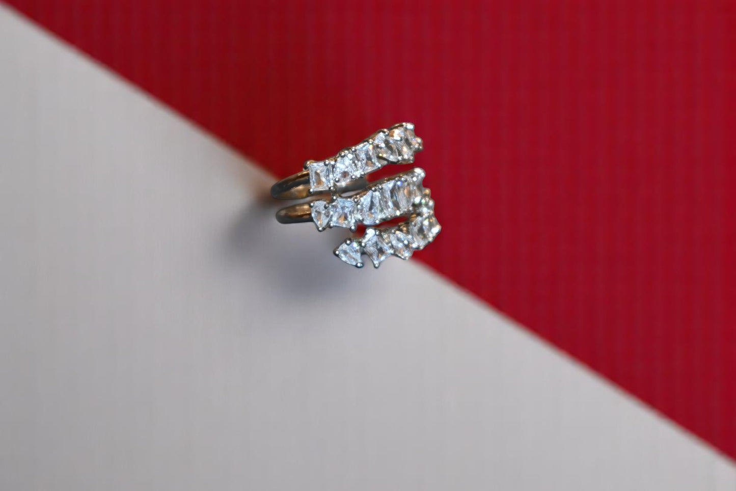 Swarovski Triple Challa Ring for Her - Him
