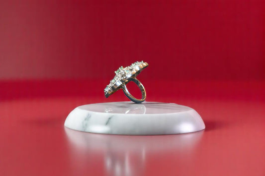 Sea Green Gemstones Zirconia Ring For Her