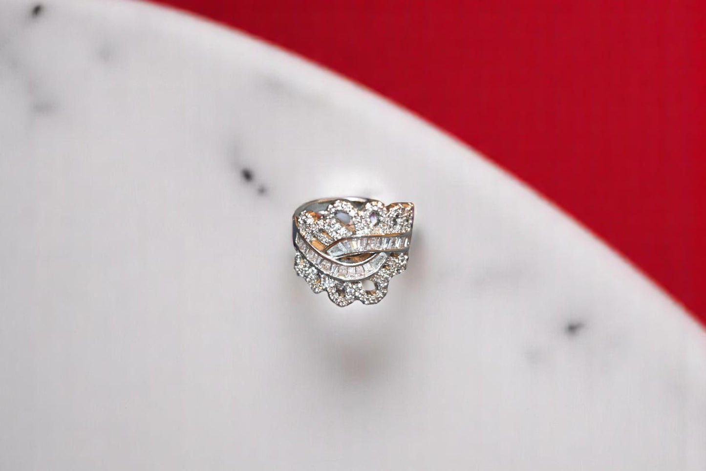 Swarovski Crystal Zirconia Ring for Her