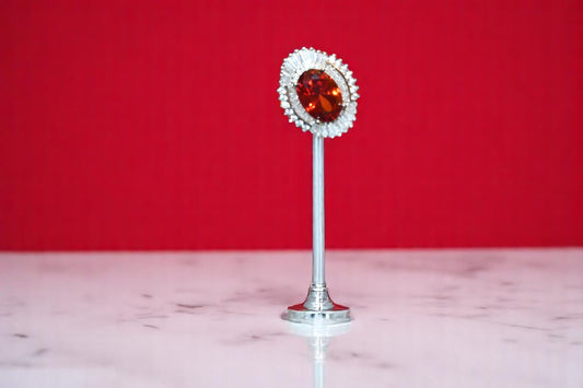 Swarovski Crystal Red Rubia Adjustable Ring For Her