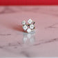 Zirconia White Stone Ring for Him - Her